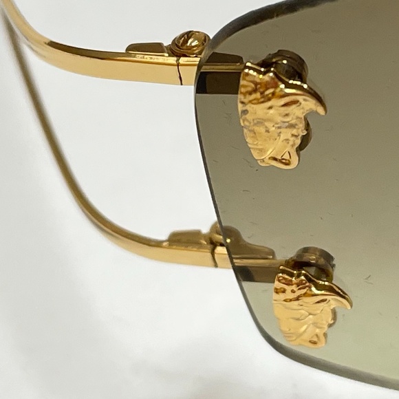 new Versace Gold metal sunglasses main image 7